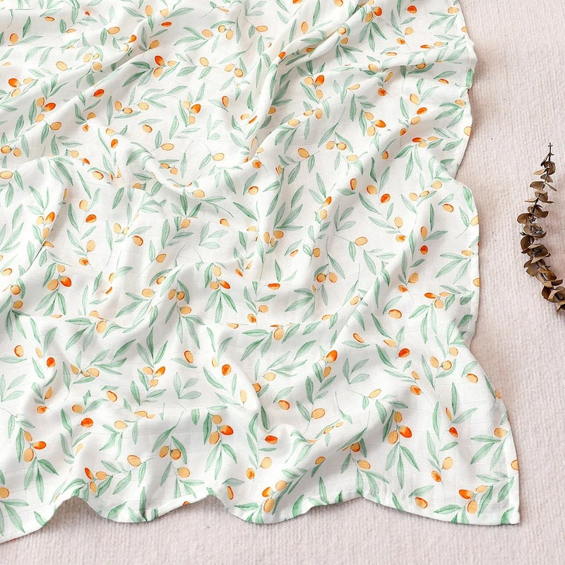 Bluejw 2 Layers Muslin Swaddle Blankets for Newborn - Soft Receiving Blanket Swaddlers - Baby Wrap - Image 1