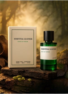 Hermoso Esential Leather Extrait de Parfum 100ml | Leather Perfume for Men with Patchouli & Oakmoss | Long Lasting Leather Perfume for Men  - Image 1