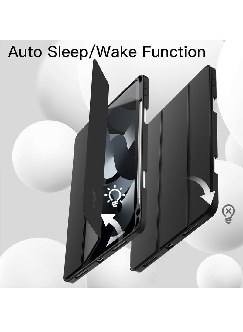 JAJEEK iPad Air 11-inch M2 2024 6th Generation Case with Pencil Holder, Silicone Magnetic Cover, Slim Tablet Protection for iPad Air 11-inch M2 6th Generation - Image 5