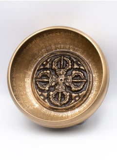 Alpine Crystals UAE Authentic Himalayan Vajra Singing Bowl Set Dubai - Handcrafted in Nepal (448g) with Traditional Wooden Striker  - Image 3