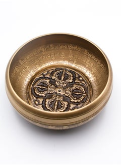 Alpine Crystals UAE Authentic Himalayan Vajra Singing Bowl Set Dubai - Handcrafted in Nepal (448g) with Traditional Wooden Striker  - Image 5