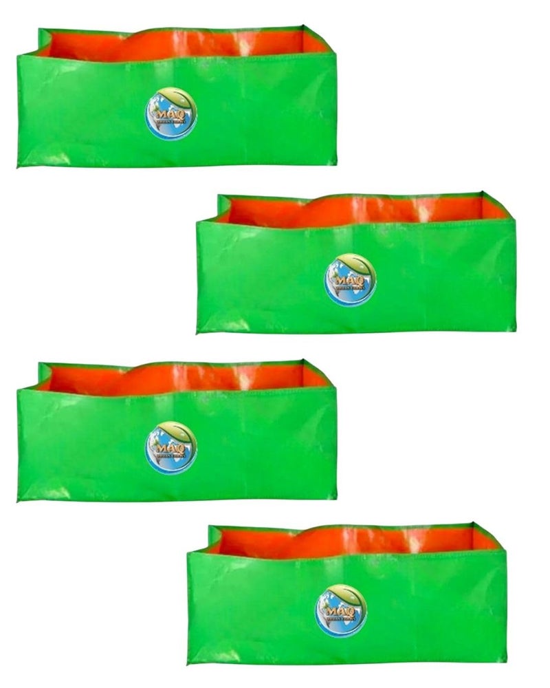 MASHKI Rectangular HDPE Grow Bags 18"x12"x9" Inches for Home Gardening Terrace and Balcony Gardening Pack of 2 - Image 1