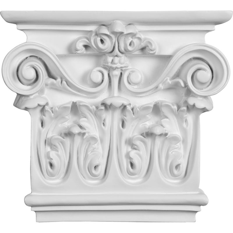 Ekena Millwork 7 1/2"W x 8 5/8"H x 2 1/2"P أرتيس أونلاي كابيتال (يتناسب مع البيلاستر حتى 5 1/4"W x 1/2"D) - Image 3