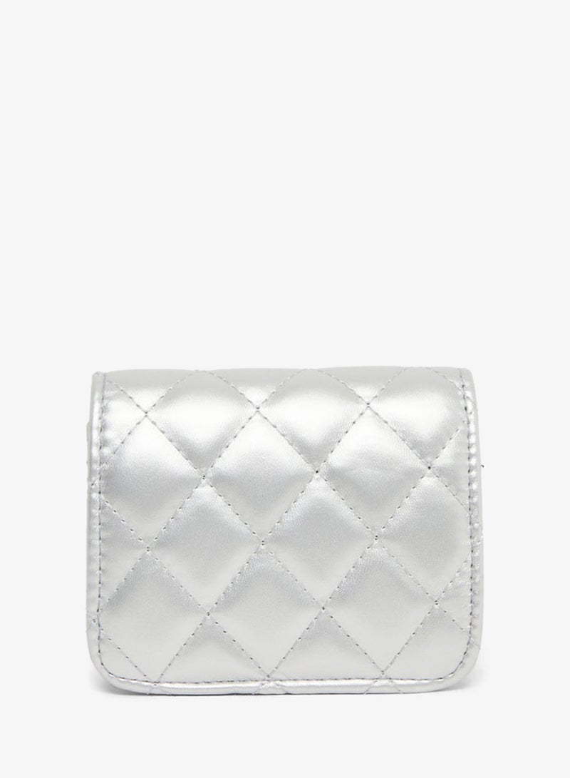 Styli Embellished Crossbody Bag with Chain Strap - Image 2