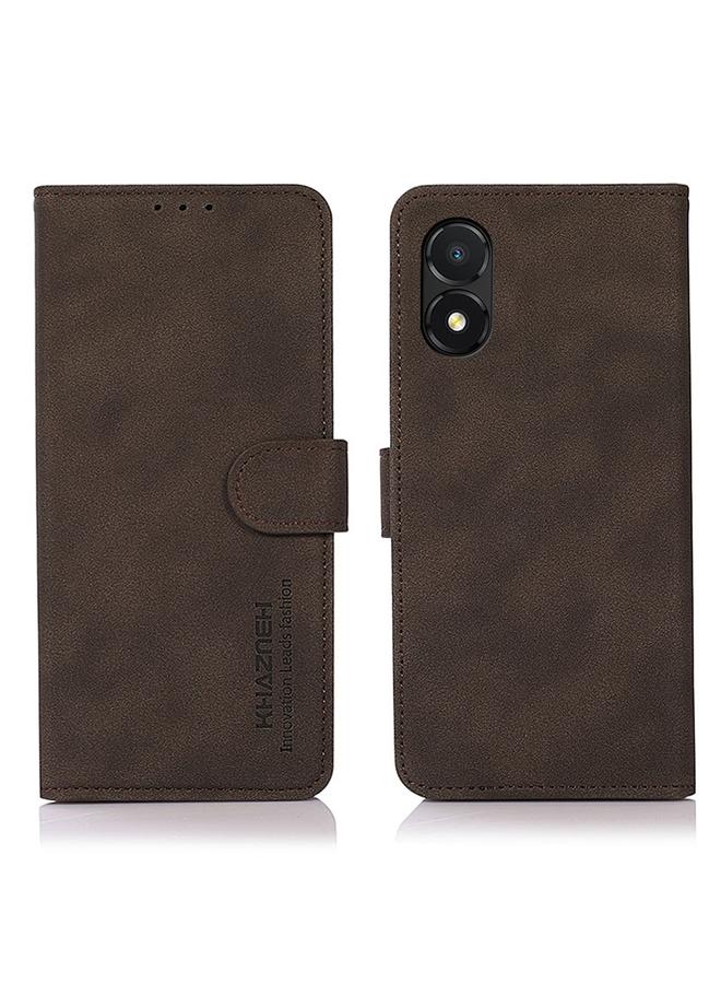 اس-توب جراب هاتف من الجلد غير اللامع من خزنة لهاتف Honor X5 - Image 1