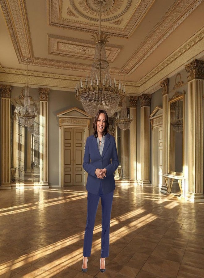 LEMONSODA Kamala Harris Blue Suit Cardboard Standup - Life Size (Blue) - Made in USA - Image 2
