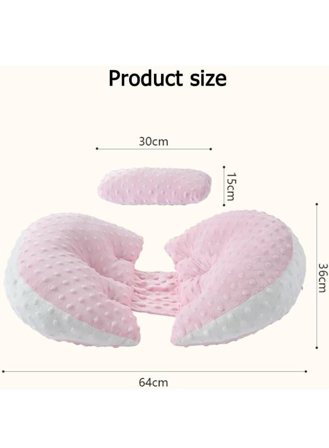 Vinnatsu Maternity Pillow,Pregnancy Pillow for Sleeping,Body Pillow for Pregnant Women Maternity Pillow Wedge,Detachable and Adjustable Double-Sided with Pillow Cover Support for Pregnancy Belly/Back Support - Image 2