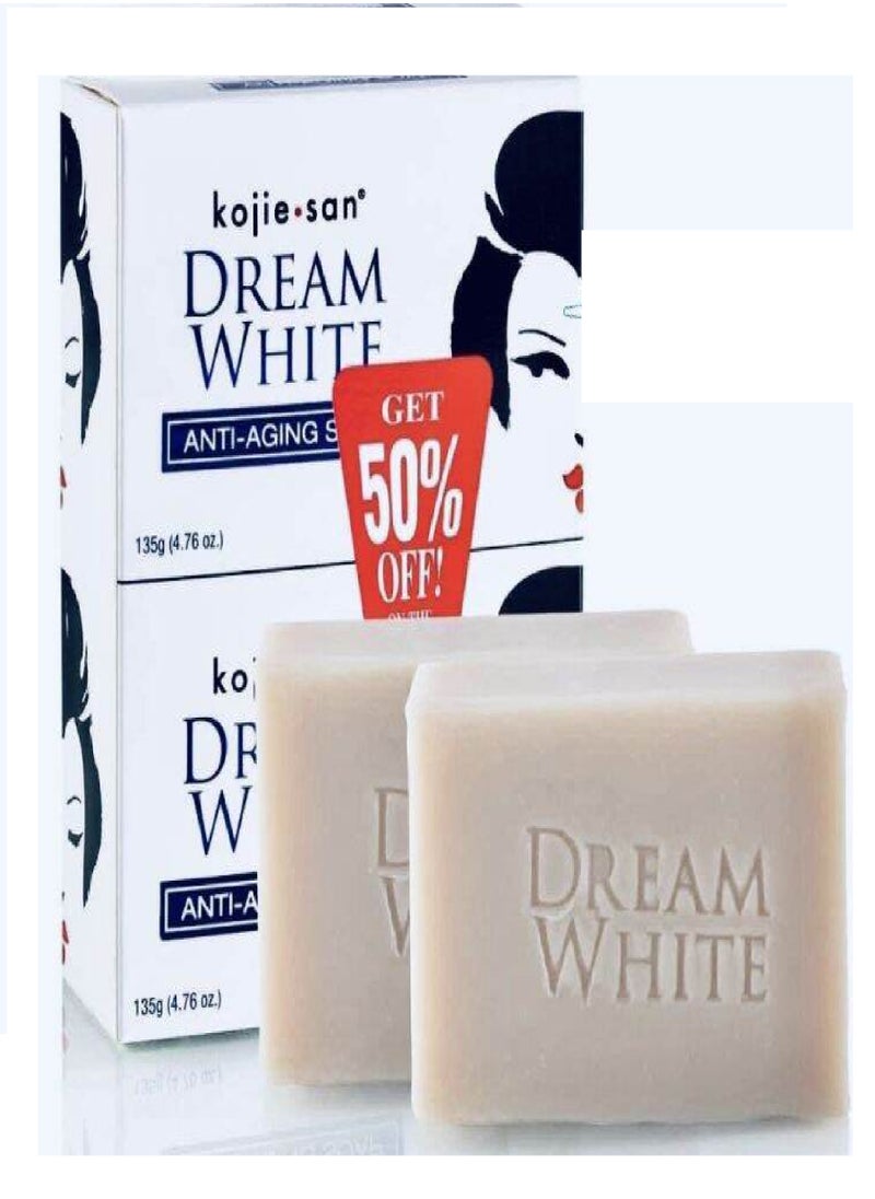 Kojie-San Dream White Anti-Aging Soap 2X135Gm - pzsku/Z5235FD1DC60502F3FB0BZ/45/_/1731498788/4effb3bc-3fa8-4761-8c60-6d1dfc6bb3fa