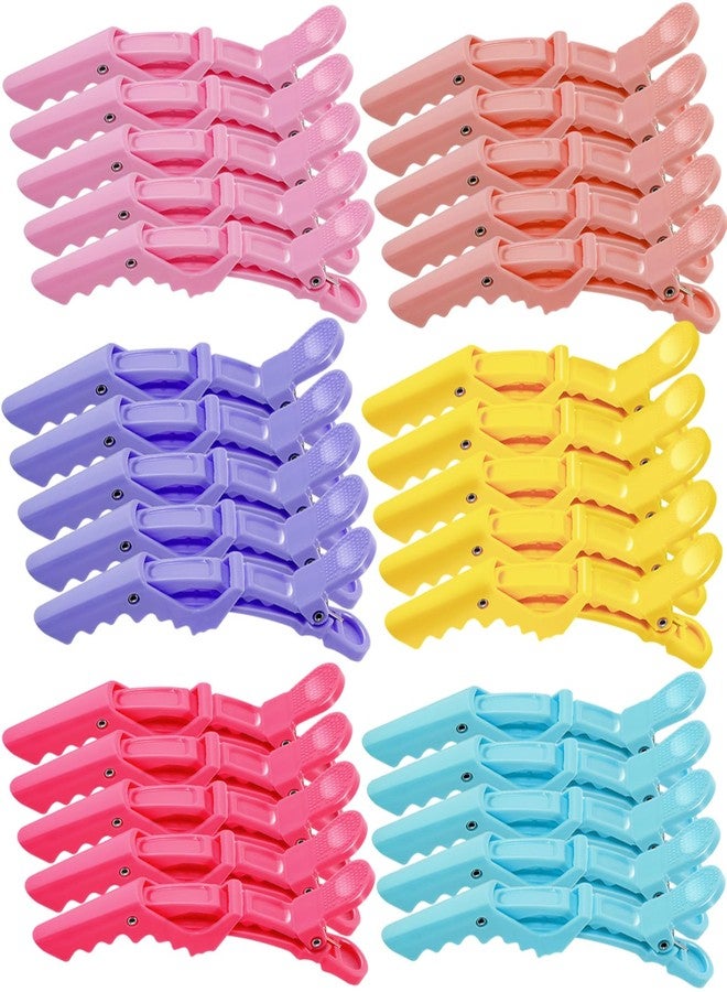 EXTRAPINS 50Pcs Alligator Hair Clips,Professional Hair Styling Clips for Styling Sectioning,Plastic Non Slip Hair Clips for Women with Wide Teeth & Double-Hinged Design(Multicolor) - Image 1