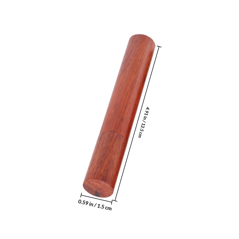 2Pcs Incense Tube Wood Incense Storage Tube for Home Incense Shop - Image 2