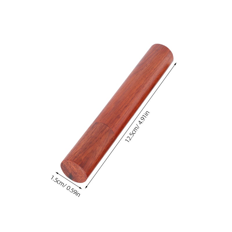 2Pcs Incense Tube Wood Incense Storage Tube for Home Incense Shop - Image 3