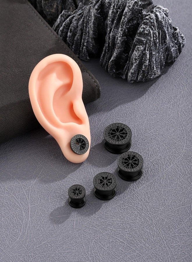 PiercingJ Viking ear Tunnel (Black 00G (10mm)) - Image 4