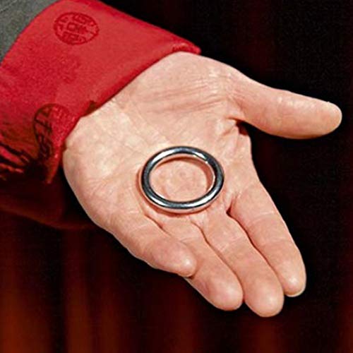 blue-ther Ellis Ring Magic Tricks Comedy Close Up Magic Penetrate Vanish Magia Pass Through Magic Illusions Gimmick Props Magician - Image 1