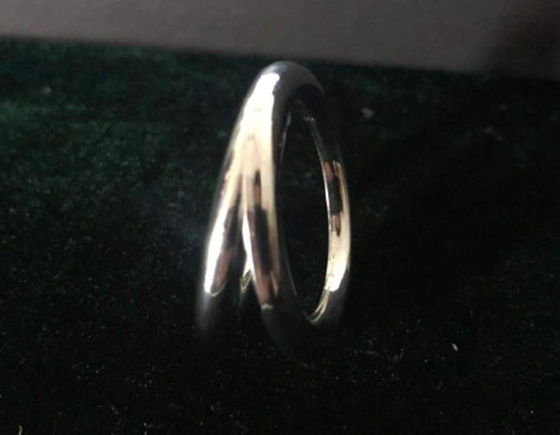blue-ther Ellis Ring Magic Tricks Comedy Close Up Magic Penetrate Vanish Magia Pass Through Magic Illusions Gimmick Props Magician - Image 3