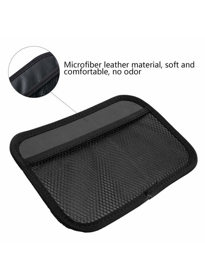 INNOLIFE Car Net Pocket Side Clutter Scattered Storage Phone Holder Strong Paste Organizer 8"x5.75"(3pcs L, 1pcs S) - Image 3