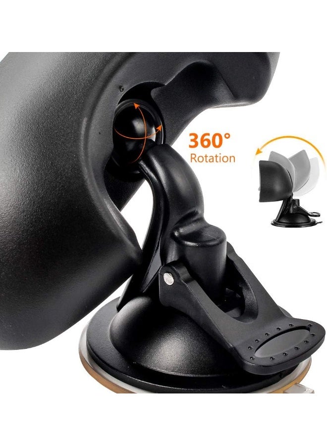 GES Baby Mirror for Car, Rear View Mirror 360 Degree Adjustable Strengthen Suction Cup Mirror for Car 5.9 x 2.2 Inch - Black - Image 4