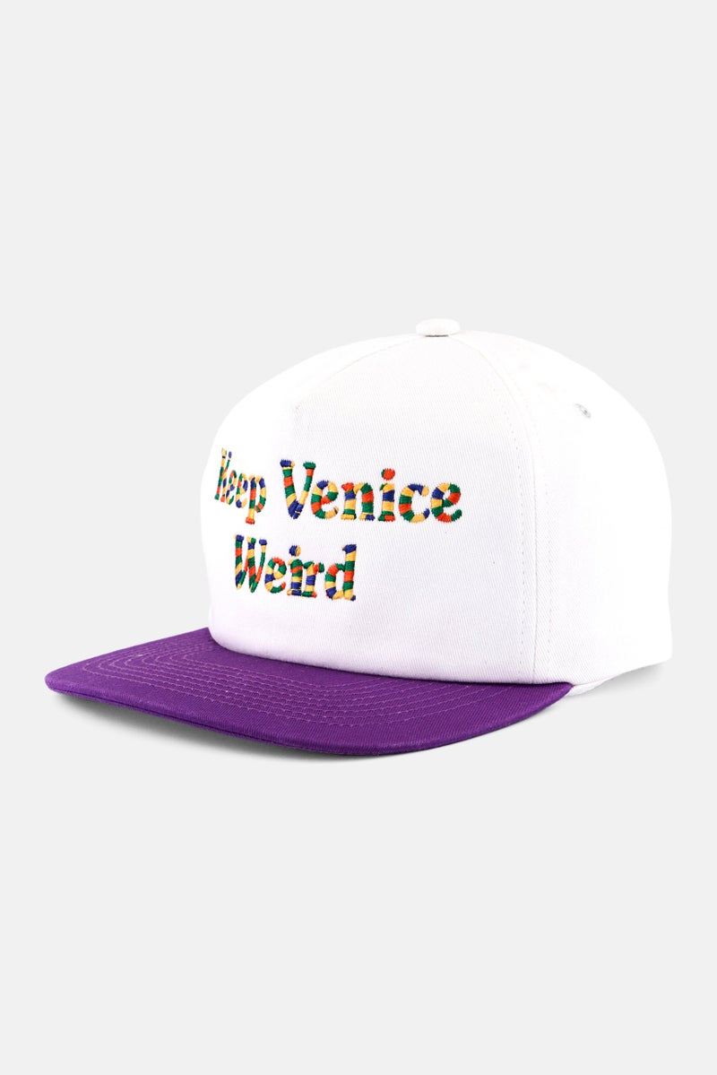 Feat Men Embroidered Cap, White - Image 1