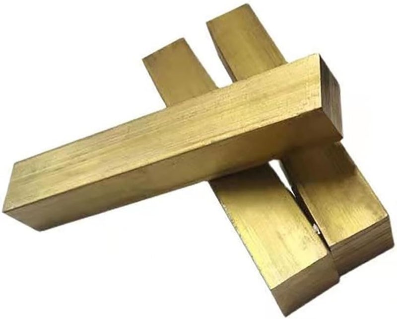 Brass Block Square Strip 35x35x50mm H59 Brass Bar Stock - Image 1