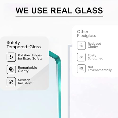 CCDCC 5x5 Small Shadow Box Picture Frame Display Case with Soft Linen Back, Black Wooden Memory Shadow Box Frame with Tempered Glass Cover for Wall or Tabletop Display - Image 3