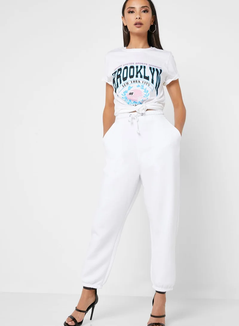 Buy Missguided Missguided Petite Oversized Joggers Missguided Grey