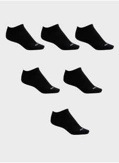 SKECHERS 6 Pack Terry No Show  Socks  - Image 1
