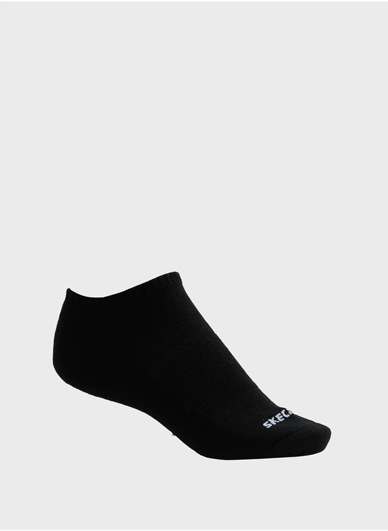 SKECHERS 6 Pack Terry No Show  Socks