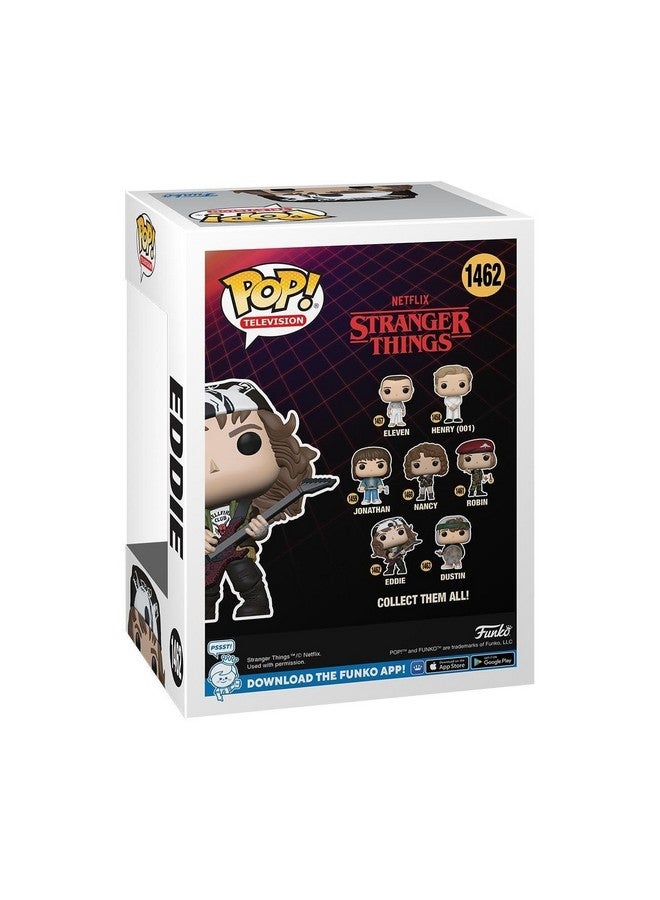 Funko POP! TV: Stranger Things - Hunter Eddie with Guitar - Collectable Vinyl Figure - Gift Idea - Official Merchandise - for Kids & Adults - TV Fans - Model Figure for Collectors and Display - Image 3