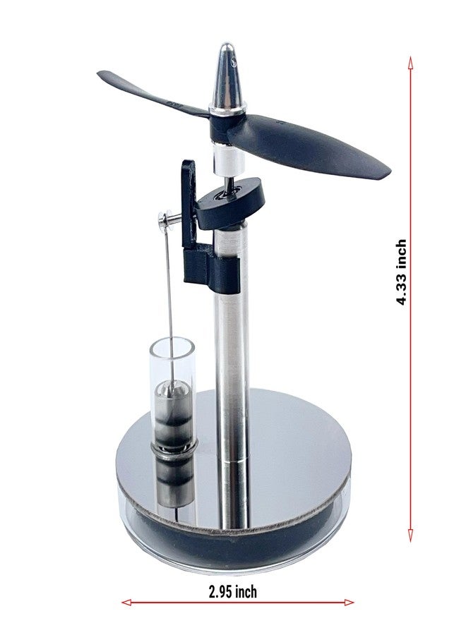 صني تيك محرك ستيرلينغ صغير منخفض الحرارة من ساني تك، نموذج تعليمي لمهارات الميكانيكا، أسود LT004 - Image 3