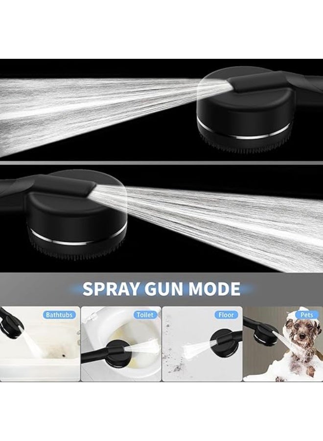 Arabest Hard Water Filter Shower Head with Hose and Holder, 4 Mode High Pressure Handheld Showerhead with Pause Switch, Removes Residual Chlorine and Impurities, Ideal for Dry Skin, Hair Care, Family Use - Image 4