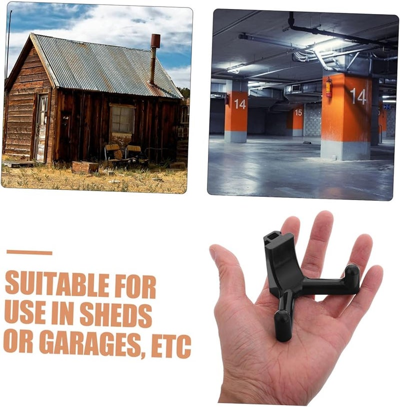 Double Head Garden Tool Organizer Hooks Durable ABS Storage Rack For Sheds Garages - Image 4