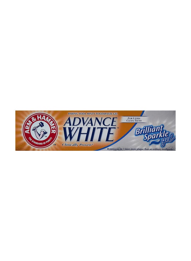 Arm & Hammer Advance White Clinically Proven Toothpaste - Brilliant Sparkle Gel 115g - Image 1