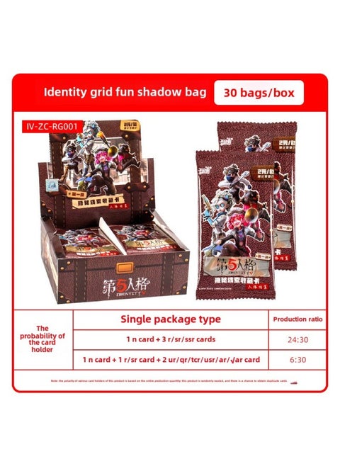 The Original Version Of The Collection Card Agency, The Magic Boy Of The Sea 2 Card Movie Deluxe Version Of The World Animation Collection Card-Color:Card Game: 2 Yuan Fifth Personality - Hidden Thread Collection Card - Personality Files★30 Packs In A Box