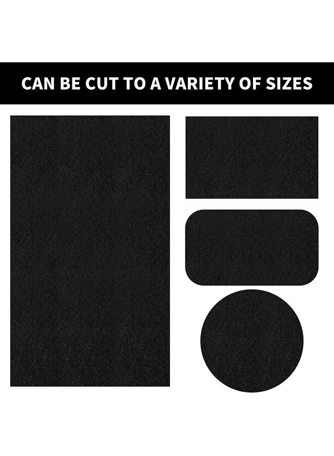 مجموعة فلتر فتحة التهوية، مادة أنيونية زرقاء مع شريط التثبيت 10/35+ فلترًا لكل لفة لأنظمة التدفئة والتهوية وتكييف الهواء ومدخلات التدفئة لتقليل الغبار والحساسية (أسود/18 * 98) - Image 4