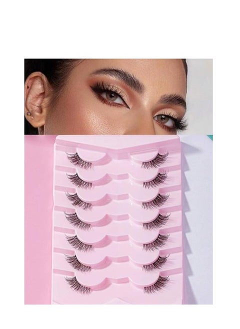 7 Pairs Half Eye False Eyelashes