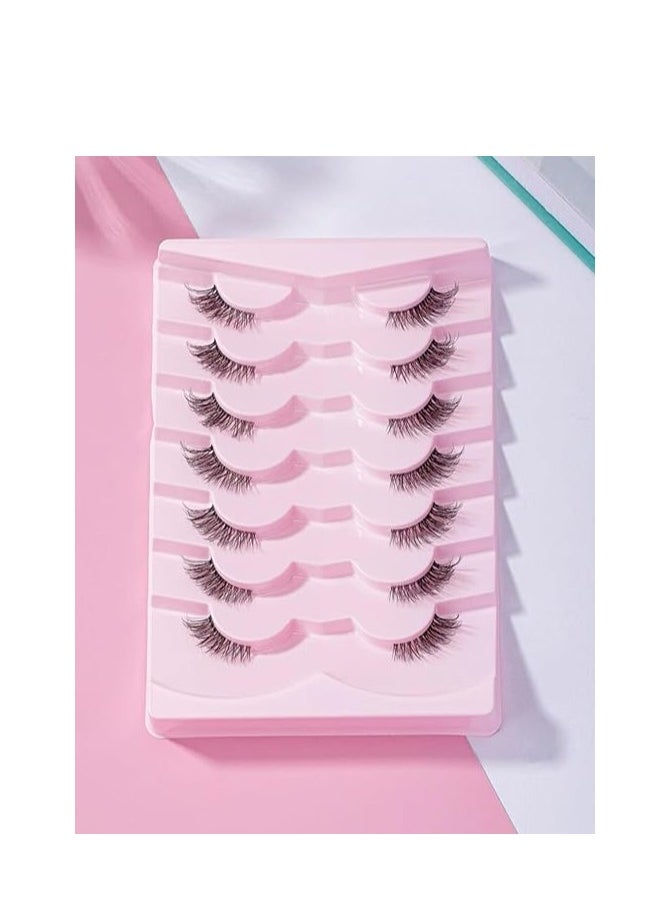 7 Pairs Half Eye False Eyelashes