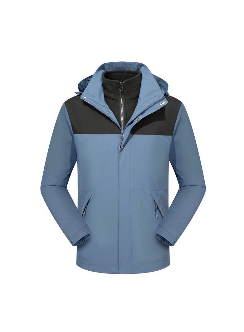 Loquat Three-in-one Detachable Two-piece Hood Waterproof Overcoat  - Image 1