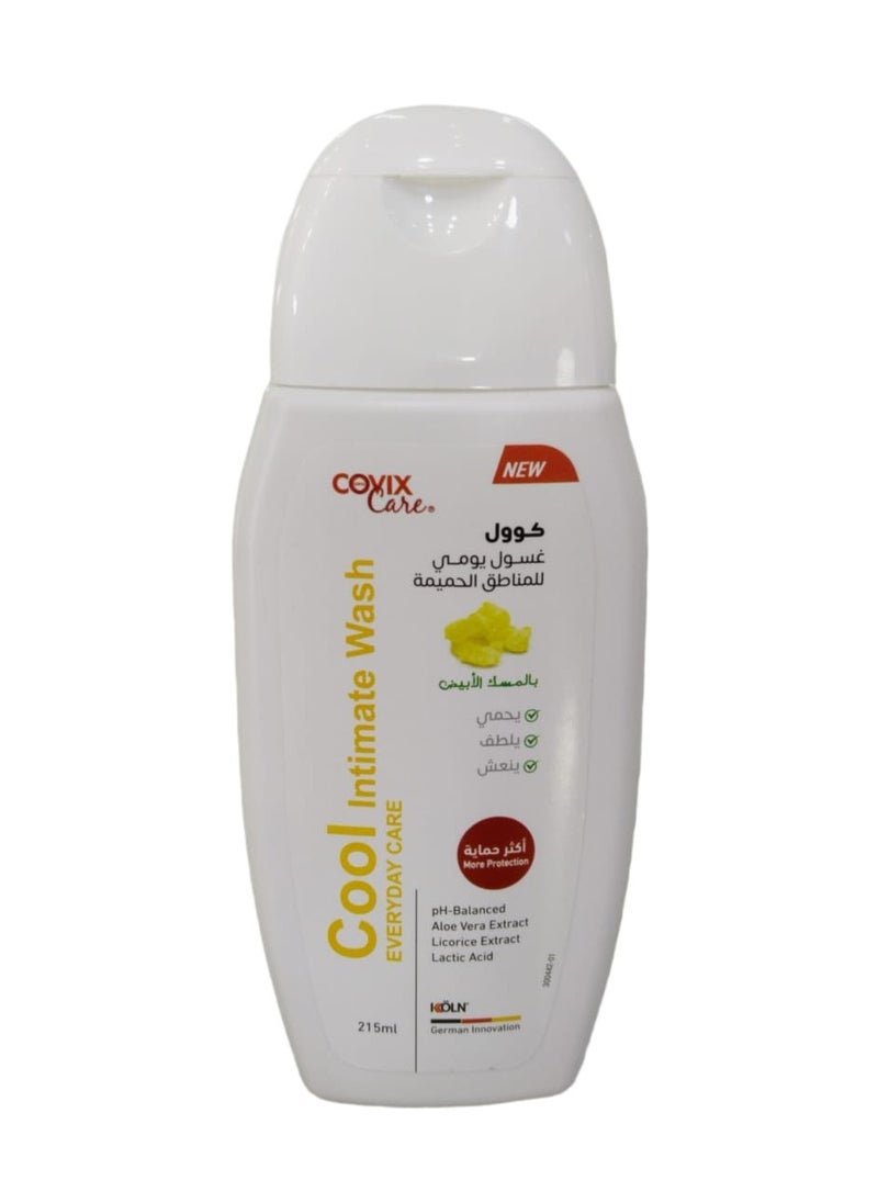 covix care Covix Care Cool Daily Intimate Wash with White Musk, 215 ml 