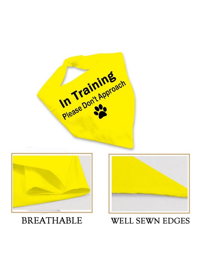 JXGZSO JXGZSO 1 Piece Dot Not Approach/Please Approach Slowly Nervous Dog Bandana Shy Rescue Nervous Shy Dog Gift (dont approach D)  - Image 3