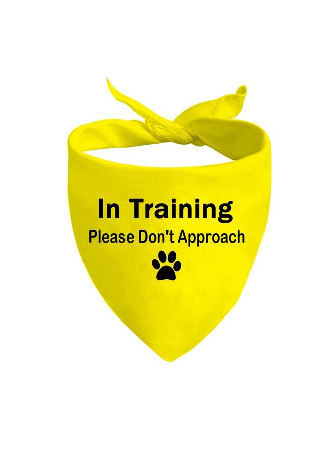 JXGZSO JXGZSO 1 Piece Dot Not Approach/Please Approach Slowly Nervous Dog Bandana Shy Rescue Nervous Shy Dog Gift (dont approach D)  - Image 1