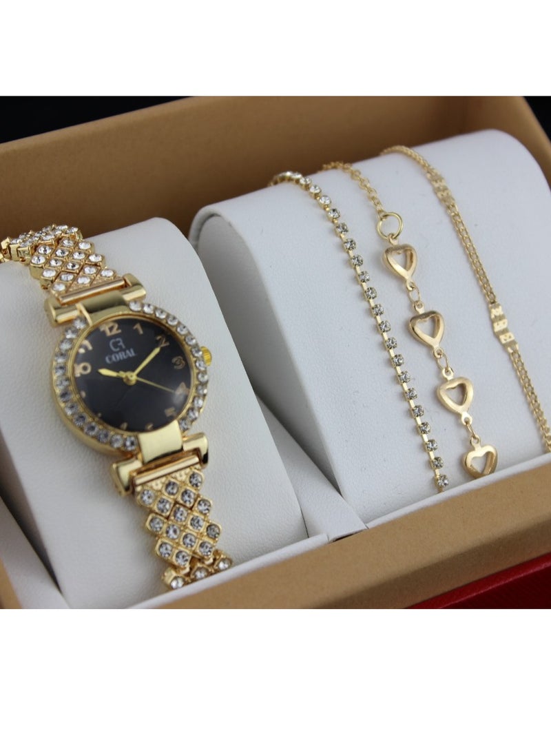 Reclaim with Argireline Women's evening watch set 