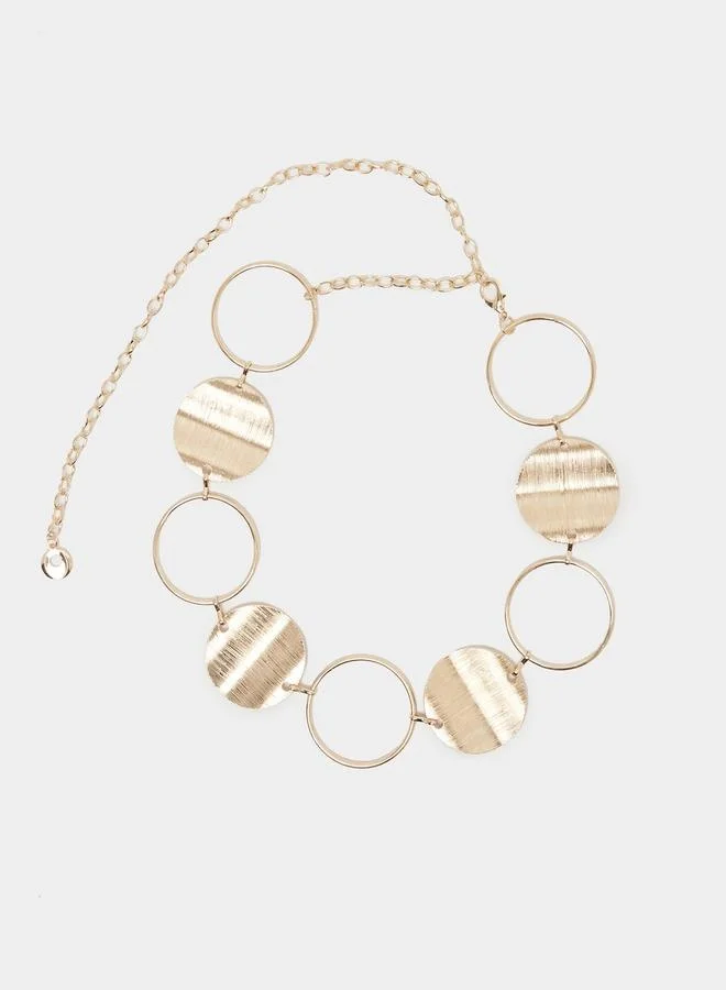 ستايلي حزام سلسلة متعدد العملات بمشبك مخلب السلطعون