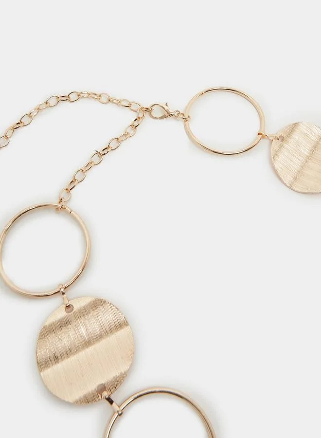 ستايلي حزام سلسلة متعدد العملات بمشبك مخلب السلطعون