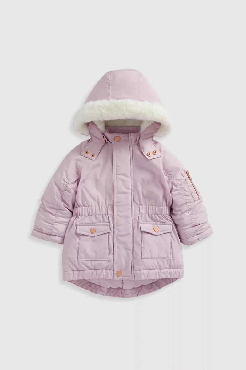 mothercare Lilac Parka Coat
