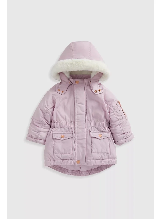mothercare Lilac Parka Coat