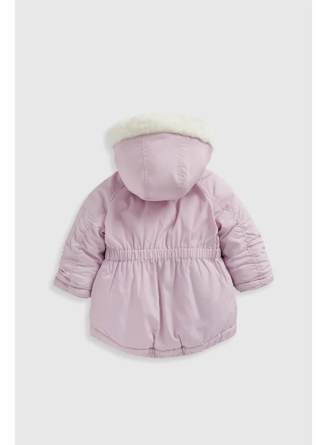 mothercare Lilac Parka Coat