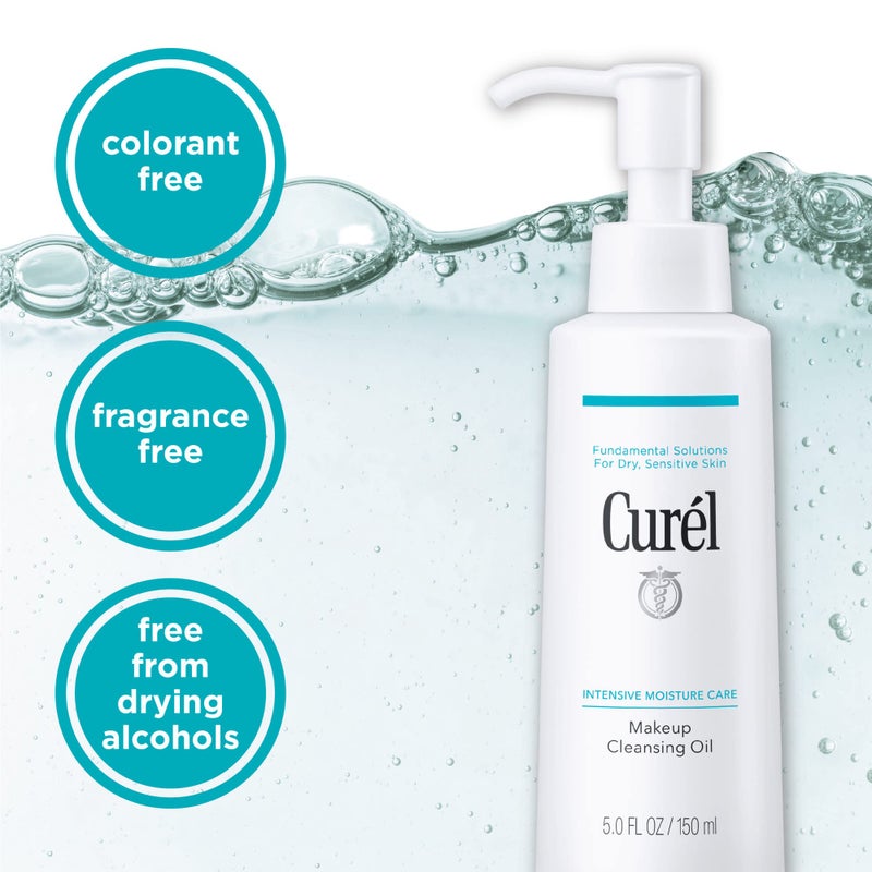 Curel Japanese Skin Care Makeup Cleansing Oil for Face, Oil-Based Makeup Remover for Dry, Sensitive Skin, Fragrance Free Facial Cleansing Oil, 5 Oz - Image 2