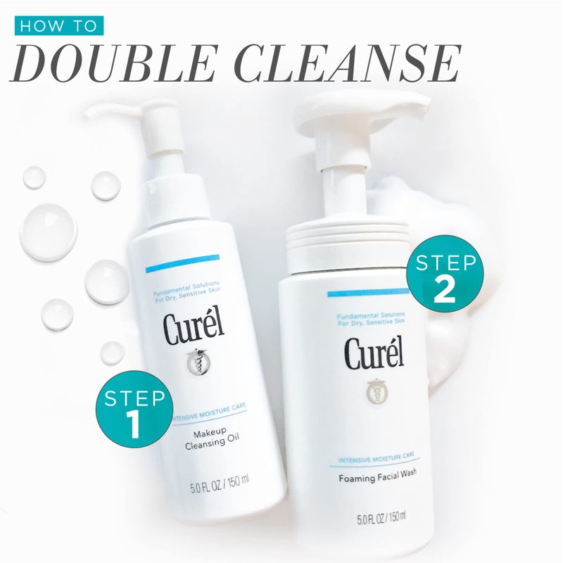 Curel Japanese Skin Care Makeup Cleansing Oil for Face, Oil-Based Makeup Remover for Dry, Sensitive Skin, Fragrance Free Facial Cleansing Oil, 5 Oz - Image 5