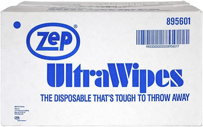 Zep Blue Ultra Wipes Shop Towel 895601Case of 450 Wipes 12 x 14 Inch Wipes Great for Mechanics and Workshops - Image 3