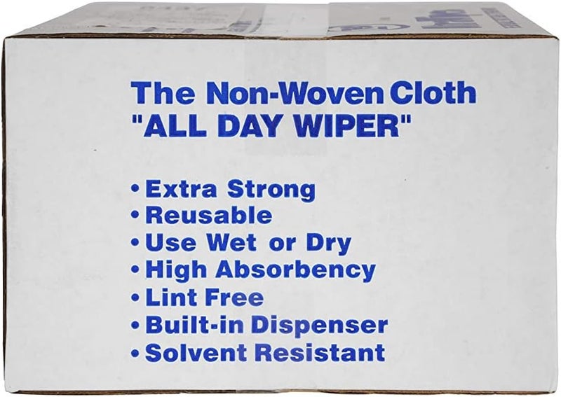 Zep Blue Ultra Wipes Shop Towel 895601Case of 450 Wipes 12 x 14 Inch Wipes Great for Mechanics and Workshops - Image 4