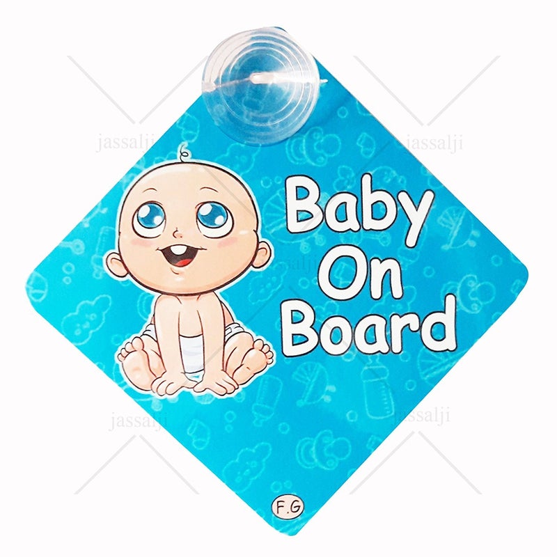 Vadda Baby On Board Sleeping Child Vehicle Decal, Window Hanging Safety Sign for Car Cute - Image 4